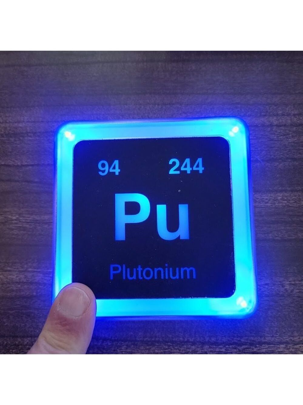 ThinkGeek Radioactive Elements Coaster Set - Radium, Plutonium, Uranium, Thorium - Picture 10 of 11